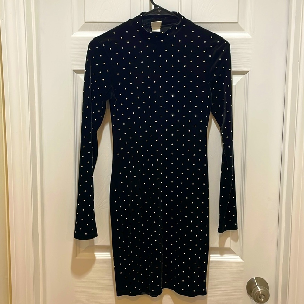 Sparkle Black Dress